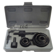 Набор пил кольцевых по дереву и пластику, 11пр.(19,22,25,29,38,44,51,64мм), в пластиковом кейсе  ...Forsage F-HS11