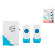 Звонок беспроводной дверной с двумя кнопками вызова IP 44 RX-4  73-0040...REXANT 1611241