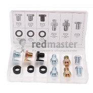 Набор маслосливных пробок с шайбами, 27пр., , пластиковом органайзере  ...Forsage F-01Z0253