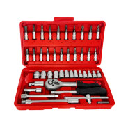 Набор инструмента 1/4" 46 предметов  Гамматест GTY1230