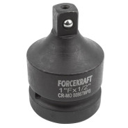 Адаптер-переходник ударный 1"(F)х1/2"(M)  FORCEKRAFT FK-80987MPB