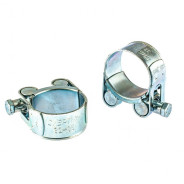 Хомуты металлические, силовые 32-35 мм, ширина 20 мм, шарнирные, W1, 2 шт.  ...Сибртех 47519