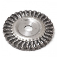 Кордщетка дисковая стальная витая для УШМ 150 мм.  Rock FORCE RF-BWF106