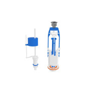 Арматура для смывного бачка, двухрежимная, с нижней подводкой, (крепеж из оцинк. металла)  ...AV Engineering AVE129688E