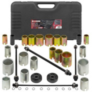 Набор инструментов для замены сайлентблоков, втулок и подшипников 26+2пр.  ...FORCEKRAFT FK-933T1+2