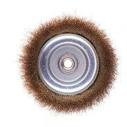 Щетка для УШМ, 150 мм, М14, "чашка", латунированная витая проволока  ...Matrix 74607