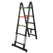 Лестница-стремянка телескопическая алюм. бытовая 1.6+1.6м (5+5 ступ.)  ...Rock FORCE RF-UP160-M