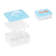 Контейнер для хранения яиц, 32 ячейки, голубой  PERFECTO LINEA 34-028232