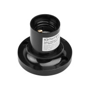 Патрон Е27 карболитовый потолочный, прямой, черный  ЮПИТЕР JP7700-04