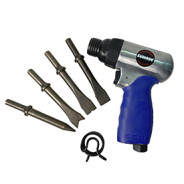 Пневмомолоток с круглым хвостовиком 4300ударов/мин на х/х (L=150мм) в комплекте 4 насадки  ...SUMAKE ST-M3008/R