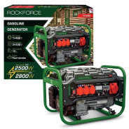 Генератор бензиновый с транзисторным запуском 15л, 830-2500Вт, 7л.с.  ...Rock FORCE RF-FY3000