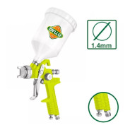 Краскораспылитель пневматический, HVLP, сопло 1,4 мм, верхний бак 600 мл ,   ...DYLLU DTGA1506