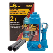 Домкрат бутылочный 2т (h min 158мм, h max 298мм)  KINGTUL KT-T90204