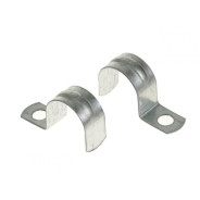 Скоба металлическая однолапковая d 25-26 мм, 30шт,  ЮПИТЕР JPZ5-3201-03-30