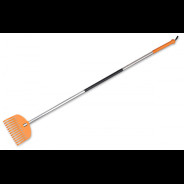 Грабли веерные пластмассовые  TQ 13 зубцов с алюминиевым черенком  ...BRADAS TQ-G13TA