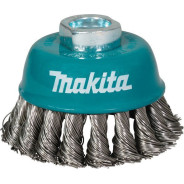 Щетка чашечная проволочная (75 мм / проволка 0,5 мм / М14х2)   ...MAKITA D-77497