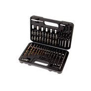 Набор сверл разнопрофильных, головок и бит с битодержателями HSS 4241 50пр., в кейсе  ...Rock FORCE RF-924U50