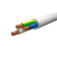 Провод ПВСм 3х1,0 (бухта 100м) Б БелРоскабель (белый, ГОСТ 7399-97)  ...БелРосКабель 4814918075953