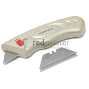 Нож универсальный в металлическом корпусе с запасными лезвиями 3шт  ...Rock FORCE RF-5055P42