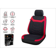 Чехол на сиденье автомобиля универсальный, полиэстер, черно-красный  ...ARIZONE 40-155004