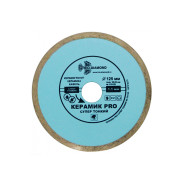 Алмазный круг 125х22 mm по керамике сплошнойультратонкий PRO (1.1 mm)  ...TRIO-DIAMOND 370125