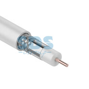 Телевизионный кабель для подключения систем телевидения RG-6U , CCS/Al/Al 48 %, бухта 100 м  ...PROCONNECT 01-2205