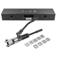 Инструмент гидравлический обжимной для кабелей 14т(ход штока-20мм, сечение 16-240мм2, адаптеры-16,25...FORCEKRAFT FK-Y240B