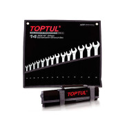 Набор ключей комбинир. 10-19мм 8шт  Toptul GPAB0802