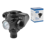 Реле давления для насоса с манометром  A&P AP03A04