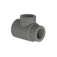 Тройник ПП редукционный 25х20х20 PN 25, серый  РосТурПласт 11006