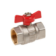 Кран шаровый 3/4" внутренняя-внутренняя резьба бабочка PN40  ...AV Engineering AVE092034
