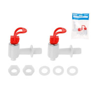 Кран пластиковый с врезкой (2 шт. инд. упак.)  AV Engineering AVZAP-P17