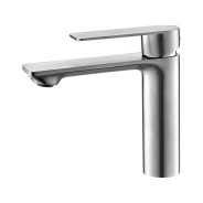 Смеситель для умывальника (SUS 304) D35, серия LES  (Монолитный излив, длина 131 мм.)  ...AV Engineering AVLES1-BW1