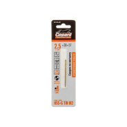 Сверло по металлу ц/x 2.5x30x57 mm HSS TIN  GEPARD GP1325-057