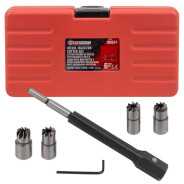 Набор фрез для чистки и восстановления посадочных мест дизельных форсунок, 6пр.  ...FORCEKRAFT FK-906G1