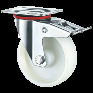 Колесо поворотное полипропилен SRCnb 42 100 мм с тормозом (F), шт  ...TOR 1047574