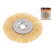 Щетка дисковая гофр.180mmx22mm (плоская, для УШМ, в блистере)  ...GEPARD GP0896-180