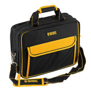 Сумка для инструмента, 400х170х300 мм, 3 отделения, 28 карманов, наплечный ремень  ...DENZEL 90295