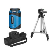 Нивелир лазерный LL 2302 со штативом в кор. (проекция: 2 плоскости 360°.130°. до 30 м. +/- 0.3 mm/м....BULL 1605311