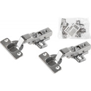 Петля полунакладная с доводчиком Clip-on (2 шт в пакете)  STARFIX SMF-95521-2