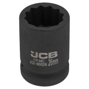 Головка ударная 3/4", 26мм (12гр.)  JCB JCB-46826