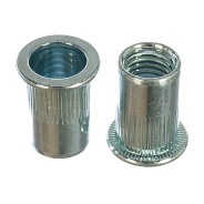 Заклепка резьбовая стальная М10 цилиндрическая с насечкой стандартный борт уп.50 шт.  ...MESSER 211110S-50