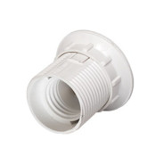 Патрон Е27 с резьбовым вводом и абажурным кольцом  BYLECTRICA Е27РК-003