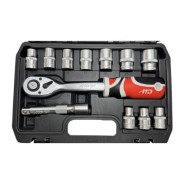 Набор инструментов 1/2" (12пр.) CrV  H-D HD-38671