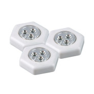 Фонарь светодиодный "Пушлайт" (набор 3шт.) 15Лм 3хAAA  ФАZА 5041714