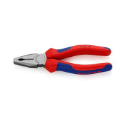 Плоскогубцы комбинированные, L-160 мм, чёрные, 2-комп. рукоятки   ...KNIPEX 0302160