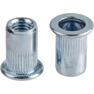 Заклепка резьбовая М3 цилиндрический бортик, белый цинк (20000 шт в коробе)  ...STARFIX SM-71437-20000