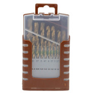 Сверла по металлу, набор 19пр. (1-10мм)  FORSTIME FT-924U19