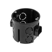 Коробка установочная (подрозетник) 68х60 мм., углубленная, винты, стык.узлы IP20  (для сплошных стен...ЮПИТЕР JP7122-09