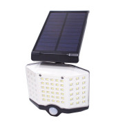 Светильник светодиодный на солнечной батарее с датчиком движения и пультом(66SMD,6500К,t заряда 8ч,t...Forsage F-RK-SWB5080C-PIR